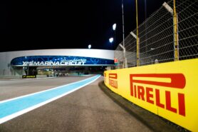 Starten des 2018-GP von Abu Dhabi
