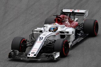 Marcus Ericsson, Alfa Romeo Sauber C37 en el Campeonato Mundial de Fórmula Uno Brasil 2018.