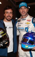 Jimmy Johnson & Fernando Alonso car swap