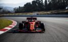 Sebastian Vettel testing the Ferrari SF90 at Catalunya circuit (2019)