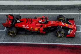 Charles LecLerc Ferrari testing F1/2019