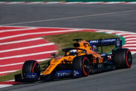 Carlos Sainz McLaren testing Catalunya F1/2019