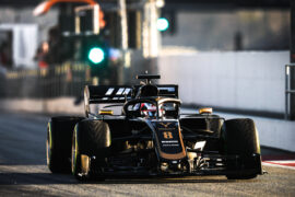 Romain Grosjean Haas testing F1/2019
