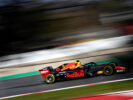 Pierre Gasly of France driving the (10) Aston Martin Red Bull Racing RB15 on track during day four of F1 Winter Testing at Circuit de Catalunya on February 21, 2019