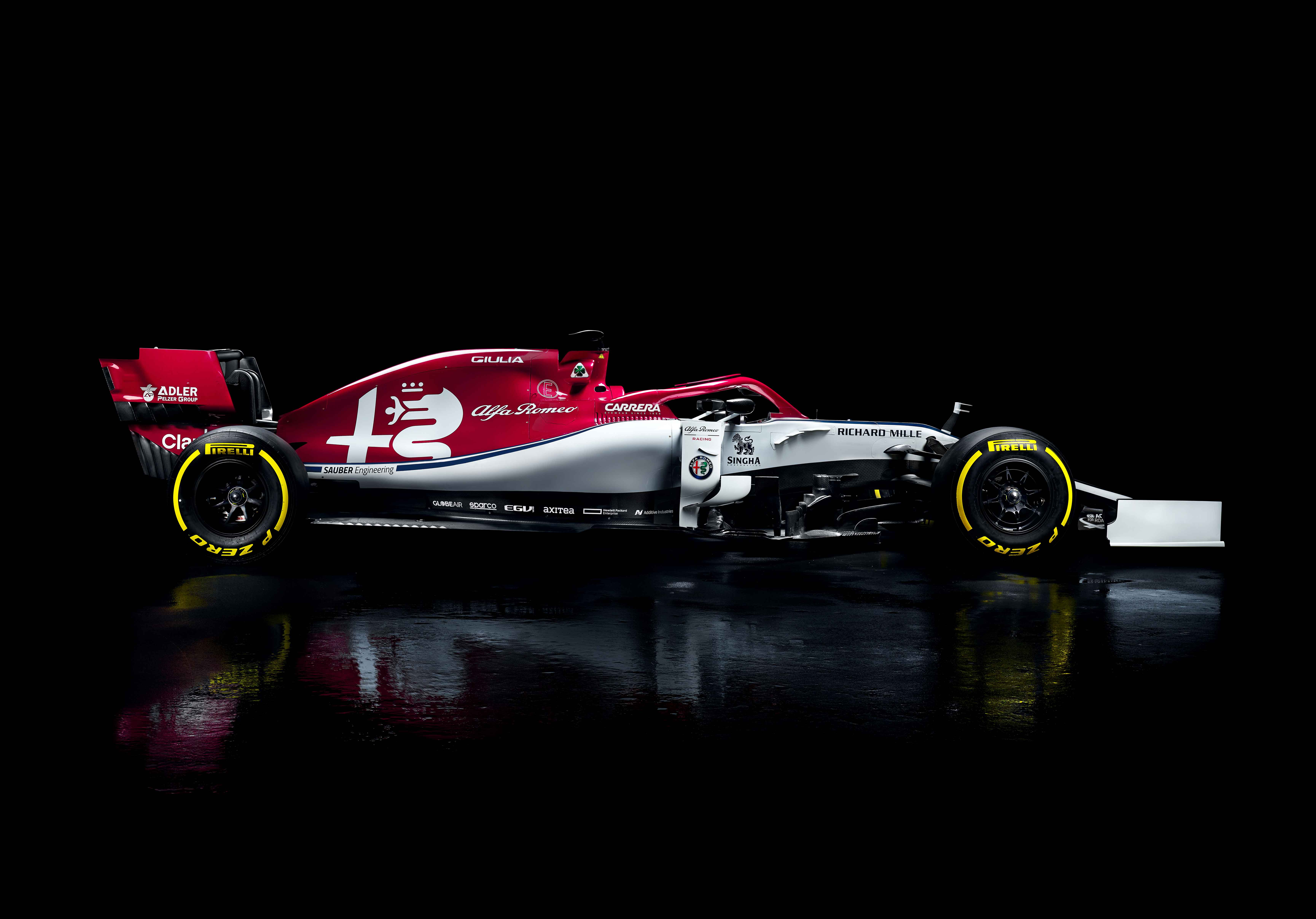 19 Alfa Romeo Racing C38 F1 Car Launch Pictures