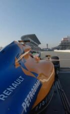 Carlos Sainz onboard MCL34 at Catalunya circuit