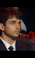 Charles Leclerc at the Ferrari 2019 F1 car launch