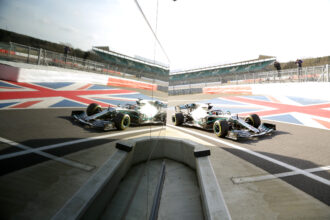 Mercedes W10 Silverstone footage