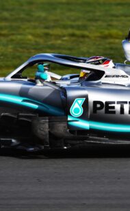 Lewis Hamilton primeiro volta W10 2019