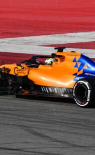 Lando Norris acaba no cascalho