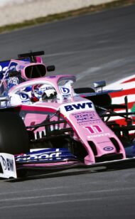 Novo Racing Point e Alfa Romeo F1 testando percepção