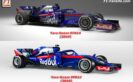 Toro Rosso STR13 VS STR14 right-front