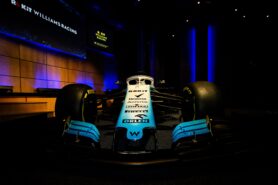 2019 Williams car not yet in Barcelona