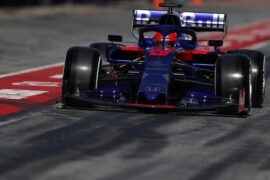 Daniil Kvyat, Scuderia Toro Rosso STR14 during the Barcelona February testing II at Circuit de Barcelona-Catalunya on February 27, 2019