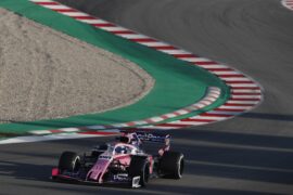 Sergio Perez, SportPesa Racing Point F1 Team RP19 during the Barcelona February testing II at Circuit de Barcelona-Catalunya on February 27, 2019 in Circuit de Barcelona-Catalunya, Spain.