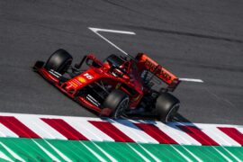 Charles Leclerc Ferrari testing Catalunya F1/2019
