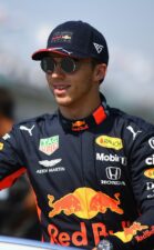 Pierre Gasly of France and Red Bull Racing on the drivers parade before the F1 Grand Prix of Australia at Melbourne Grand Prix Circuit on March 17, 2019 in Melbourne, Australia.