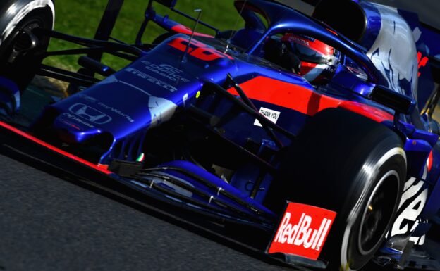 Kvyat video preview 2019 Bahrain F1 GP 1 Daniil Kvyat driving the (26) Scuderia Toro Rosso STR14 Honda on track during the F1 Grand Prix of Australia at Melbourne Grand Prix Circuit on March 17, 2019 in Melbourne, Australia.