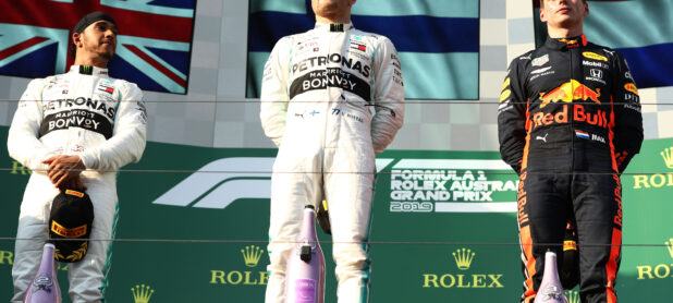 Top 3 2019 Australian F1 GP: 1. Bottas, 2. Hamilton & 3. Verstappen