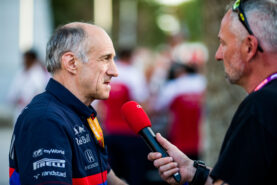 Franz Tost of Scuderia Toro Rosso and Austria during practice for the F1 Grand Prix of Bahrain at Bahrain International Circuit on March 29, 2019 in Bahrain, Bahrain.