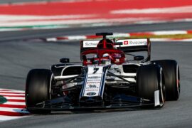 Kimi Raikkonen Alfa Romeo testing Catalunya F1/2019