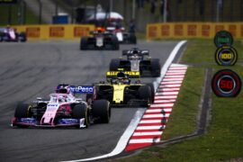 Sergio Perez, Racing Point RP19 Chinese GP F1/2019