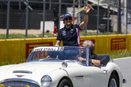 Lance Stroll, Racing Point, during drivers parade Canadian GP F1/2019