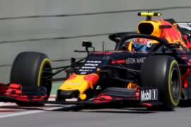 Pierre Gasly of France driving the (10) Aston Martin Red Bull Racing RB15 on track during practice for the F1 Grand Prix of Canada at Circuit Gilles Villeneuve on June, 2019 in Montreal, Canada.