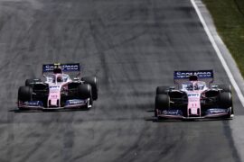 Lance Stroll, Racing Point RP19, andSergio Perez, Racing Point RP19 Canadian GP F1/2019