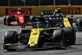 Daniel Ricciardo (AUS) Renault F1 Team RS19 celebrates at the end of the race. Canadian Grand Prix, Sunday 9th June 2019. Montreal, Canada.
