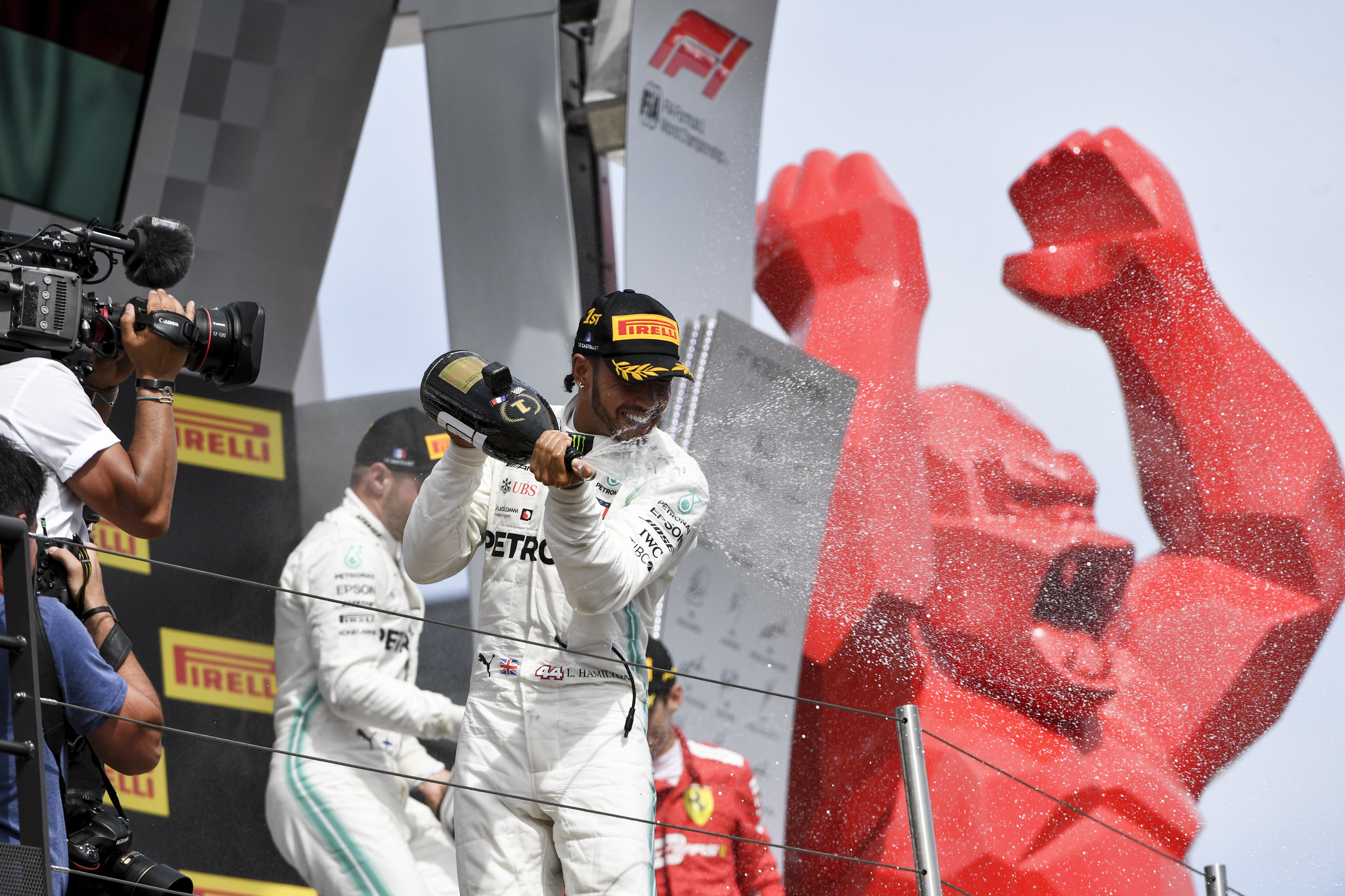 The winners trophy featuring a Gorilla., French GP