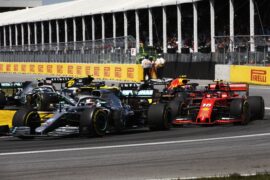 Drivers on track Mercedes/Ferrari/Red Bull/Renault Canadian GP F1/2019