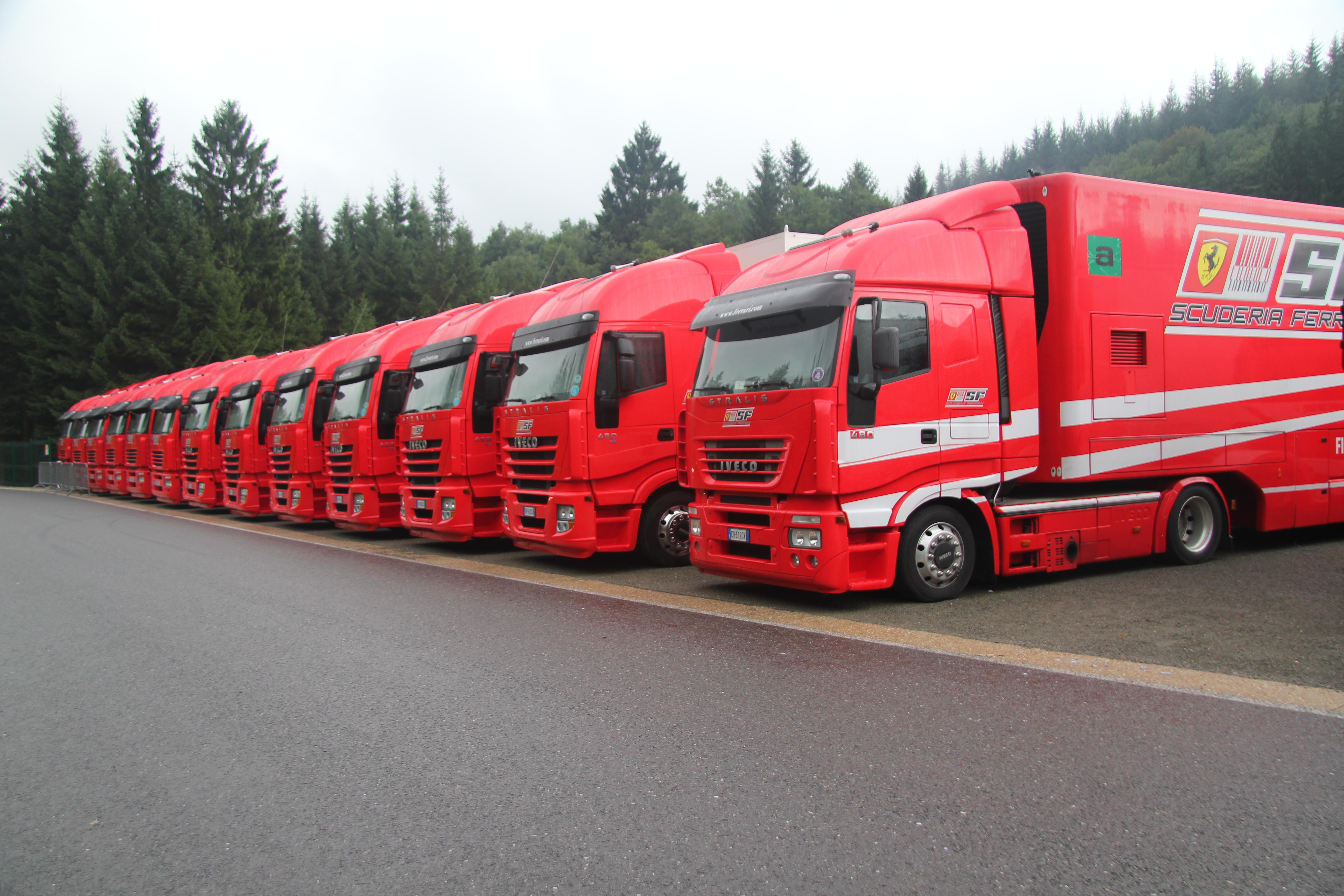 Refugees found in Ferrari team truck