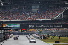 Moments before the formation lap of the German GP 2019.