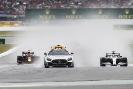 Start of the Formation laps, behind the safety car, 2019 German F1 GP