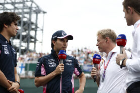 Perez welcomes new gravel at Silverstone