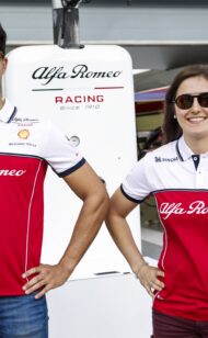 Calderon & Correa gaan Alfa Romeo testen F1 auto Paul Ricard