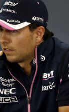 Perez na Grand Prix Rosji 2019