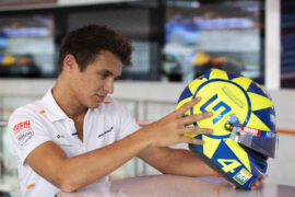 Is Valetino Rossi also fan of Lando Norris?