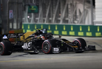 Haas VF-19在新加坡（2019）的Kevin Magnussen