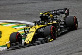 Nico Hulkenberg (GER) Renault F1 Team RS19. Brazilian Grand Prix, Friday 15th November 2019. Sao Paulo, Brazil.