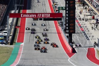 2019 US F1 GP Animated Timelapse