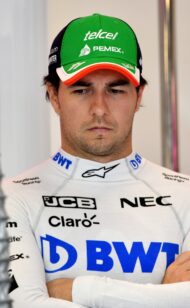 Perez not bothered by 'pink Mercedes' jibe