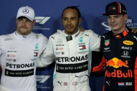 Starten des 2019-GP von Abu Dhabi
