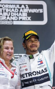 Lewis and Toto at the BRDC Awards
