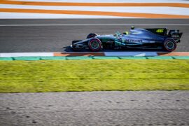 Wallpaper Pictures Hamilton & Rossi drive-swap in Valencia