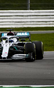 Hamilton Onboard during the Mercedes W11 first Lap