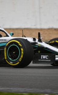 Mercedes W11 first laps on Silverstone