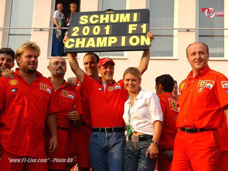 2001 F1 Clasificación de campeonato