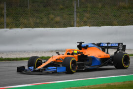 Lando Norris, McLaren MCL35 en Catalunyya F1 / 2020